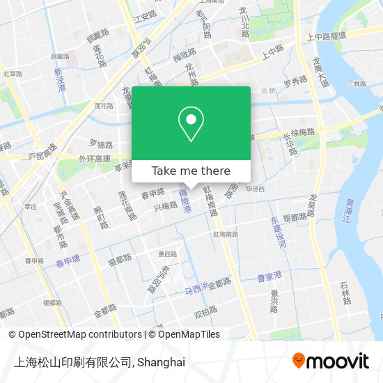 上海松山印刷有限公司 map