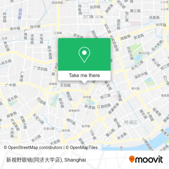 新视野眼镜(同济大学店) map