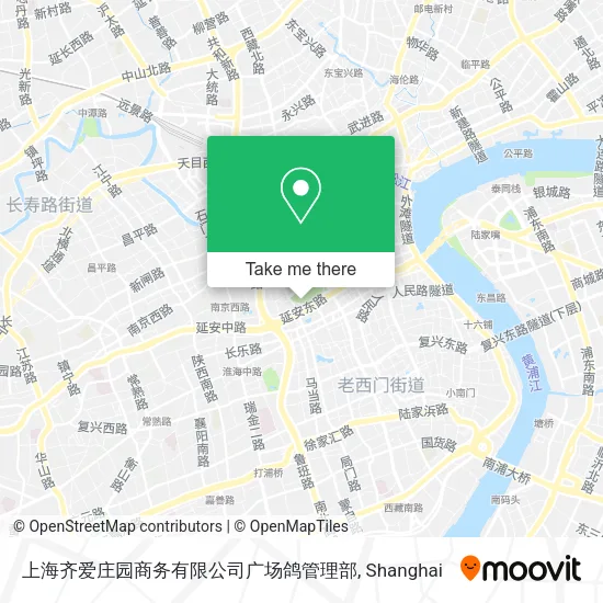 上海齐爱庄园商务有限公司广场鸽管理部 map