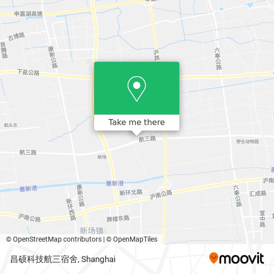 昌硕科技航三宿舍 map