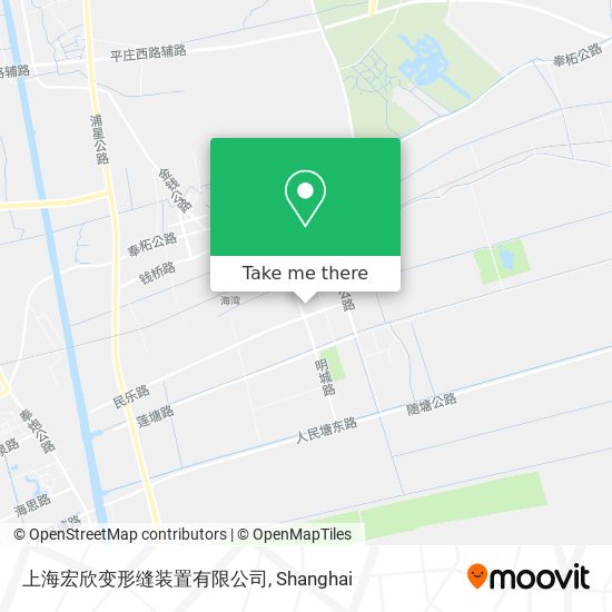 上海宏欣变形缝装置有限公司 map