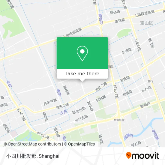 小四川批发部 map