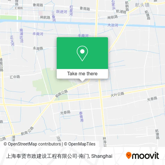 上海奉贤市政建设工程有限公司-南门 map