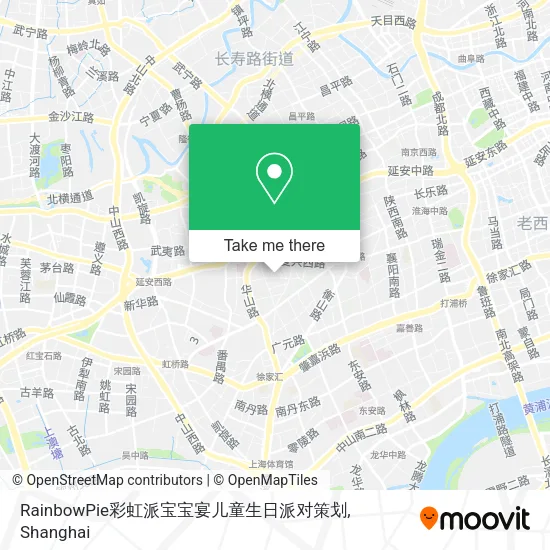 RainbowPie彩虹派宝宝宴儿童生日派对策划 map