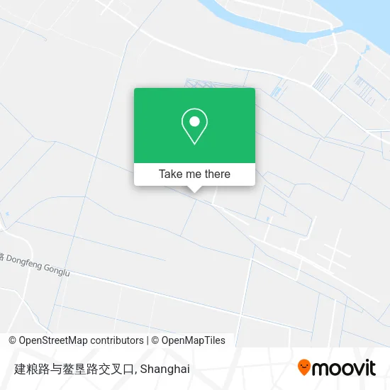 建粮路与鳌垦路交叉口 map