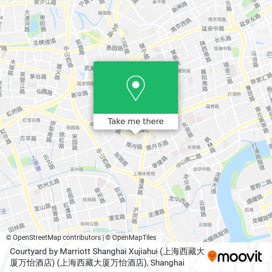 Courtyard by Marriott Shanghai Xujiahui (上海西藏大厦万怡酒店) (上海西藏大厦万怡酒店) map