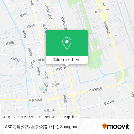 A30高速公路/金亭公路(路口) map
