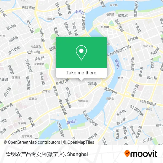 崇明农产品专卖店(徽宁店) map