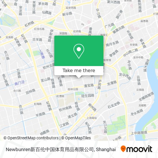 Newbunren新百伦中国体育用品有限公司 map