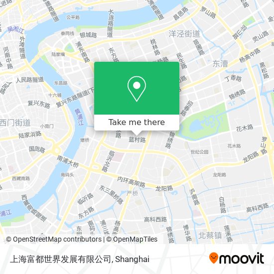 上海富都世界发展有限公司 map