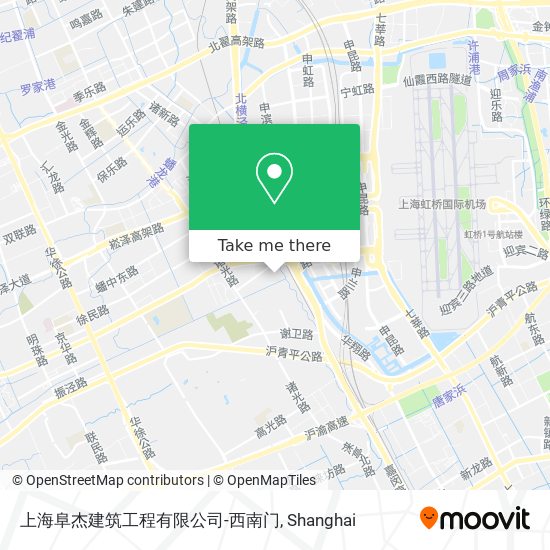 上海阜杰建筑工程有限公司-西南门 map