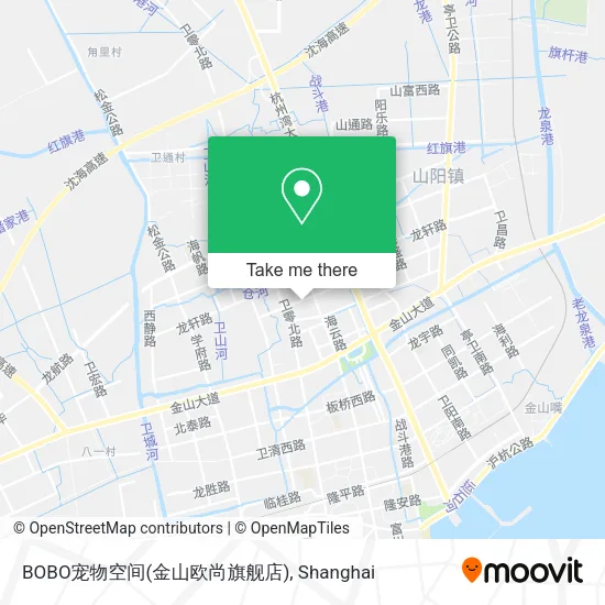 BOBO宠物空间(金山欧尚旗舰店) map