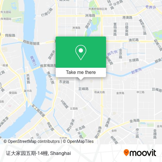 证大家园五期-14幢 map