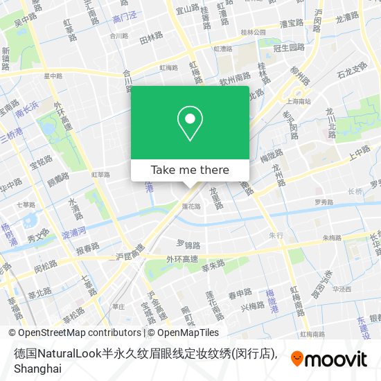 德国NaturalLook半永久纹眉眼线定妆纹绣(闵行店) map