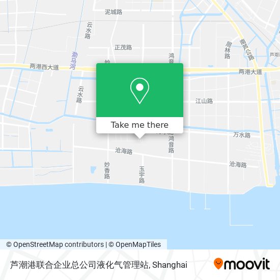 芦潮港联合企业总公司液化气管理站 map