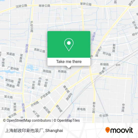 上海邮政印刷包装厂 map