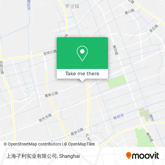 上海孑利实业有限公司 map