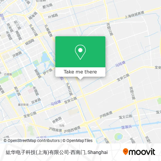 紘华电子科技(上海)有限公司-西南门 map
