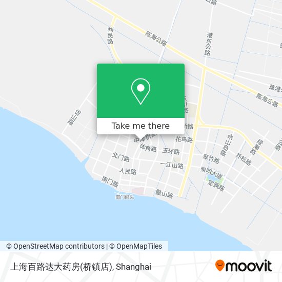 上海百路达大药房(桥镇店) map