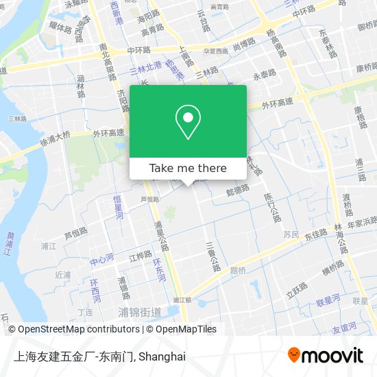 上海友建五金厂-东南门 map