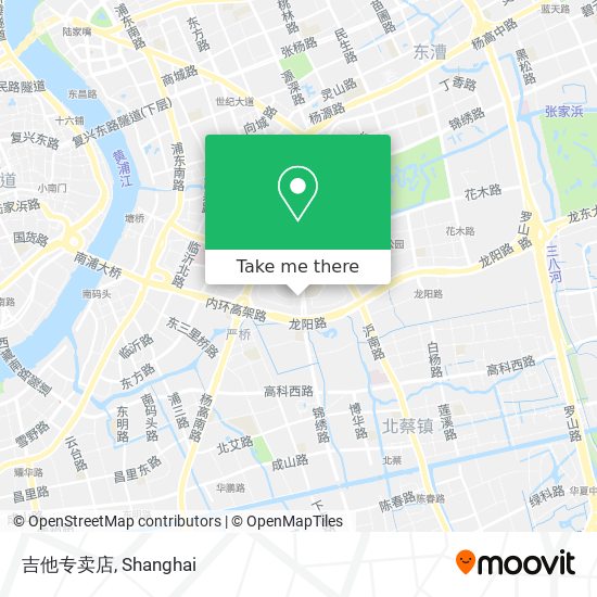 吉他专卖店 map