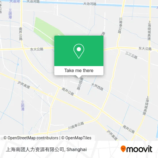 上海南团人力资源有限公司 map