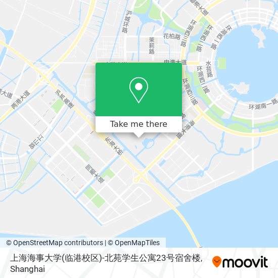 上海海事大学(临港校区)-北苑学生公寓23号宿舍楼 map