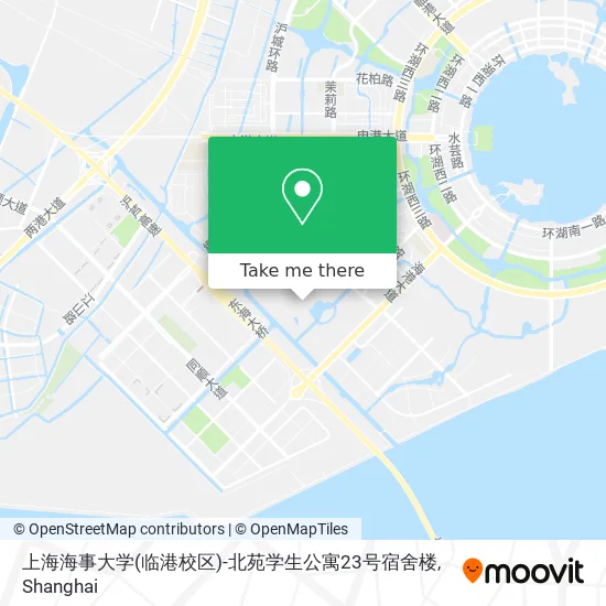 上海海事大学(临港校区)-北苑学生公寓23号宿舍楼 map