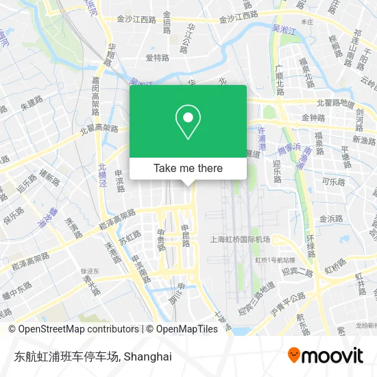 东航虹浦班车停车场 map