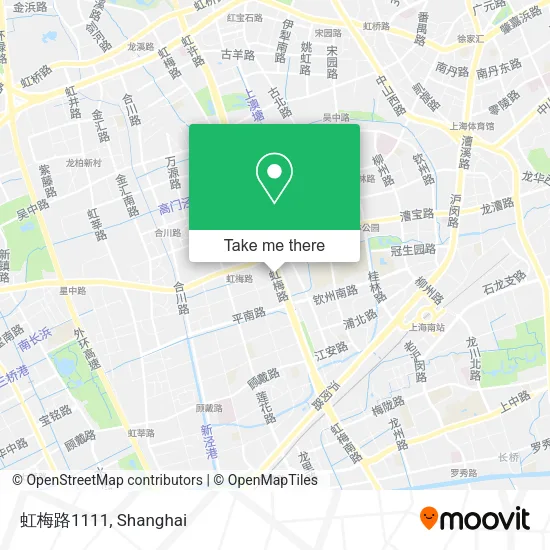 虹梅路1111 map