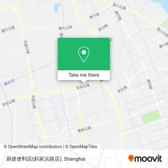易捷便利店(斜家浜路店) map