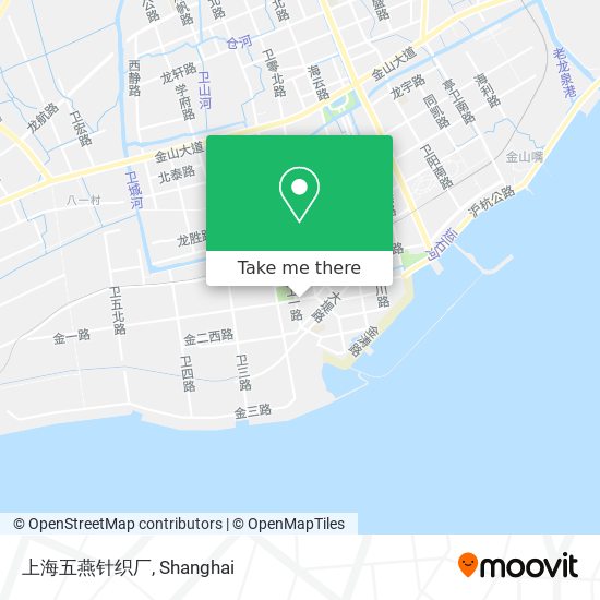 上海五燕针织厂 map
