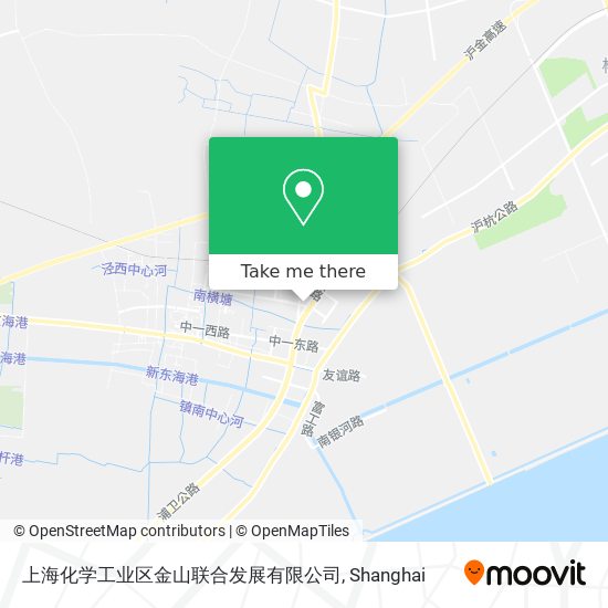 上海化学工业区金山联合发展有限公司 map