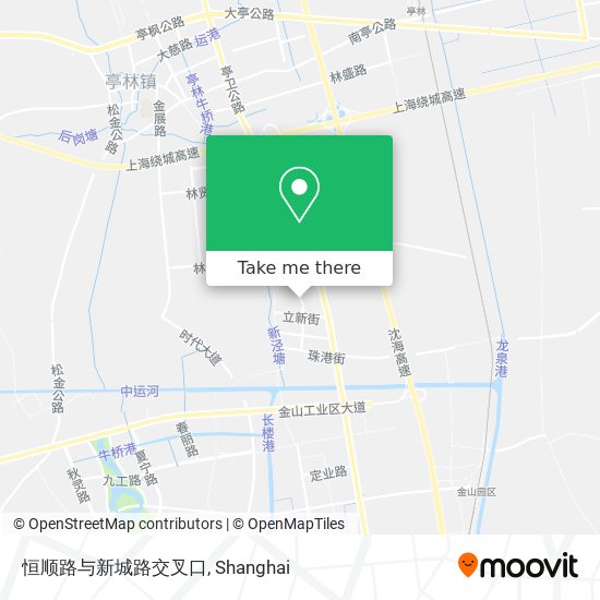 恒顺路与新城路交叉口 map