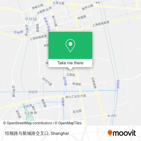 恒顺路与新城路交叉口 map