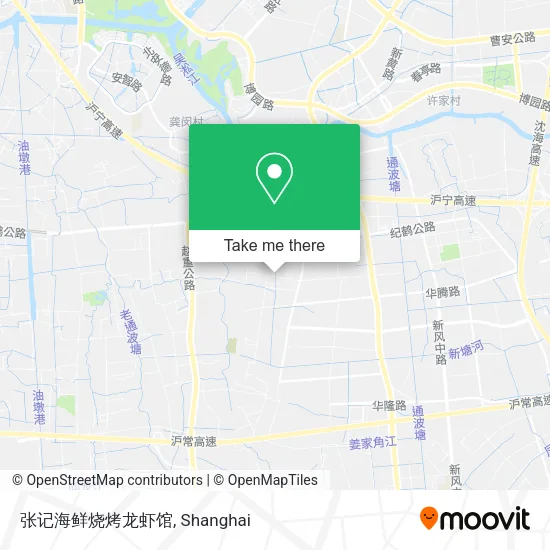 张记海鲜烧烤龙虾馆 map