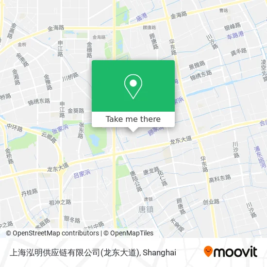 上海泓明供应链有限公司(龙东大道) map