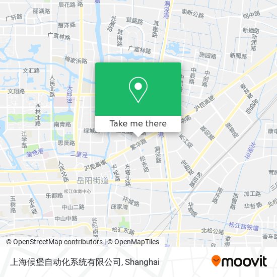 上海候堡自动化系统有限公司 map