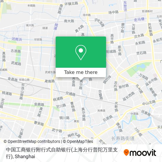 中国工商银行附行式自助银行(上海分行普陀万里支行) map