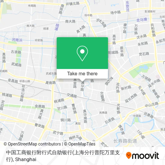 中国工商银行附行式自助银行(上海分行普陀万里支行) map