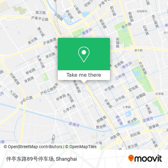 伴亭东路89号停车场 map