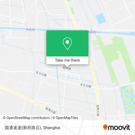 圆通速递(新府路店) map