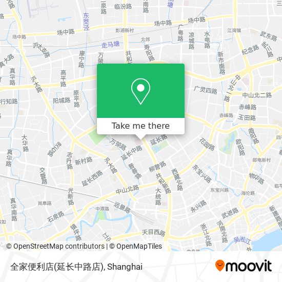 全家便利店(延长中路店) map