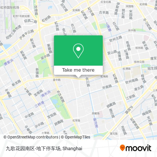 九歌花园南区-地下停车场 map