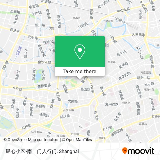 民心小区-南一门人行门 map