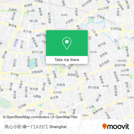 民心小区-南一门人行门 map