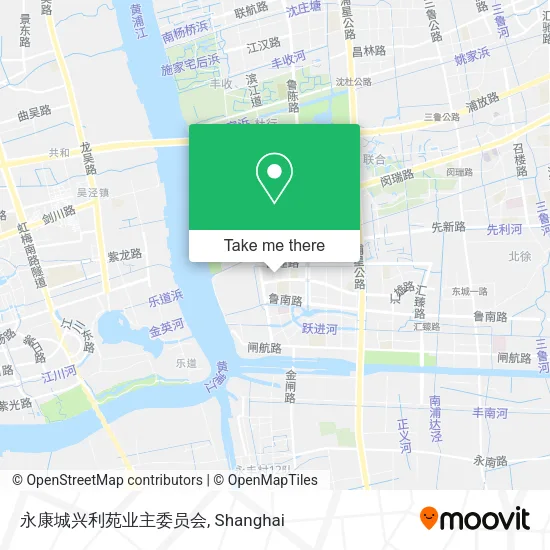 永康城兴利苑业主委员会 map