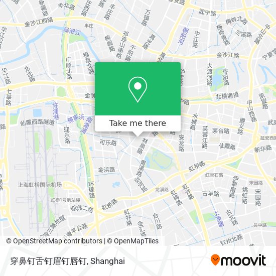穿鼻钉舌钉眉钉唇钉 map