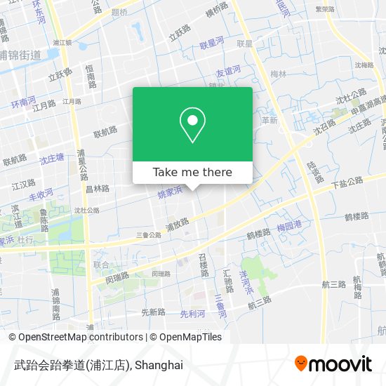 武跆会跆拳道(浦江店) map