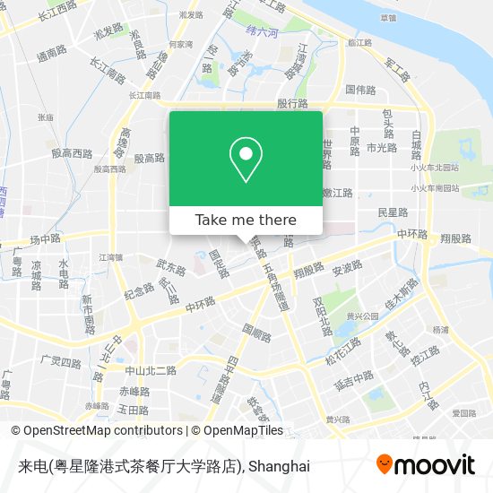 来电(粤星隆港式茶餐厅大学路店) map